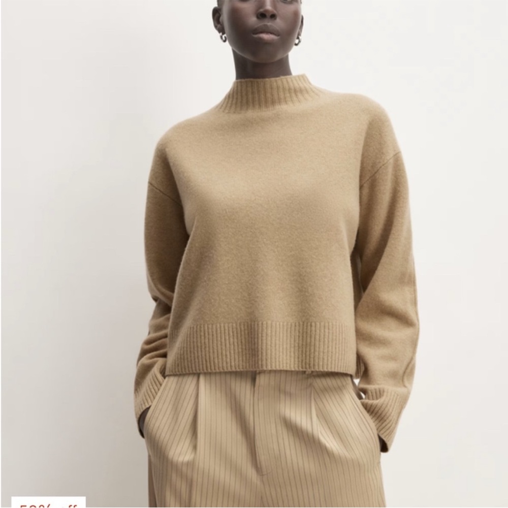 Everlane good merino mock neck wool sweater